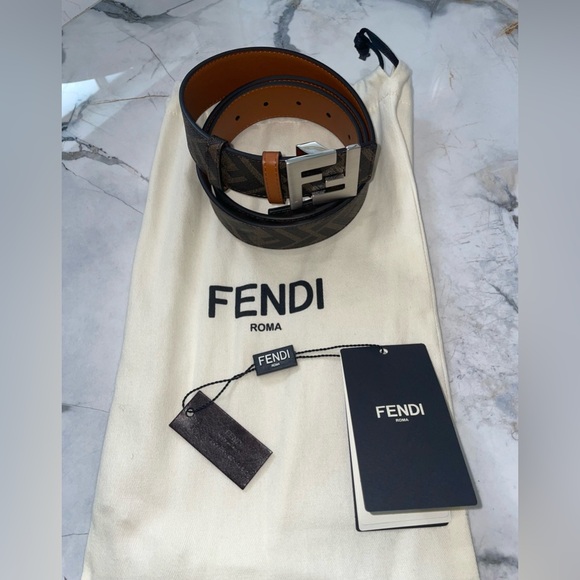Fendi Cintura Reversible belt in brown/tobacco - Picture 2 of 6